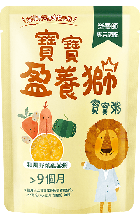 和風野菜雞蓉粥 產品包裝